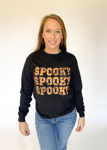 Distressed Spooky Long Sleeve