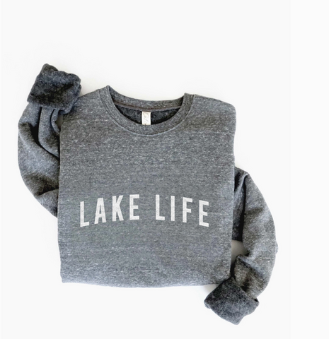 LAKE LIFE SWEATSHIRT - Dark Grey