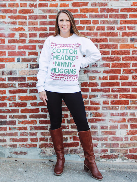 Cotton Headed Ninny Muggins Sweatshirt - HUDSON HOUSE BOUTIQUE