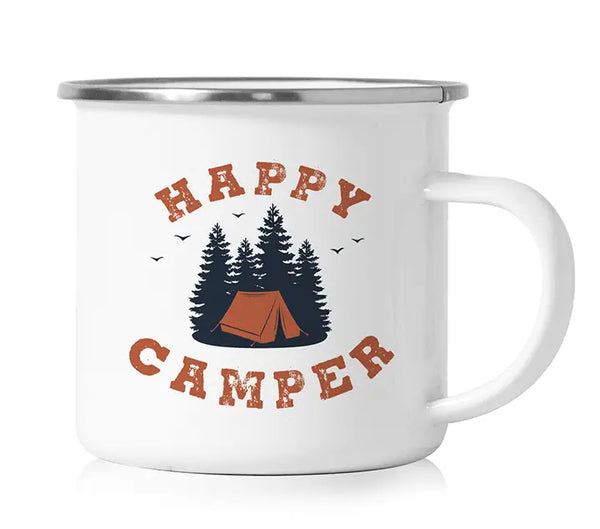 Happy Camper Metal 120z Mug - HUDSON HOUSE BOUTIQUE