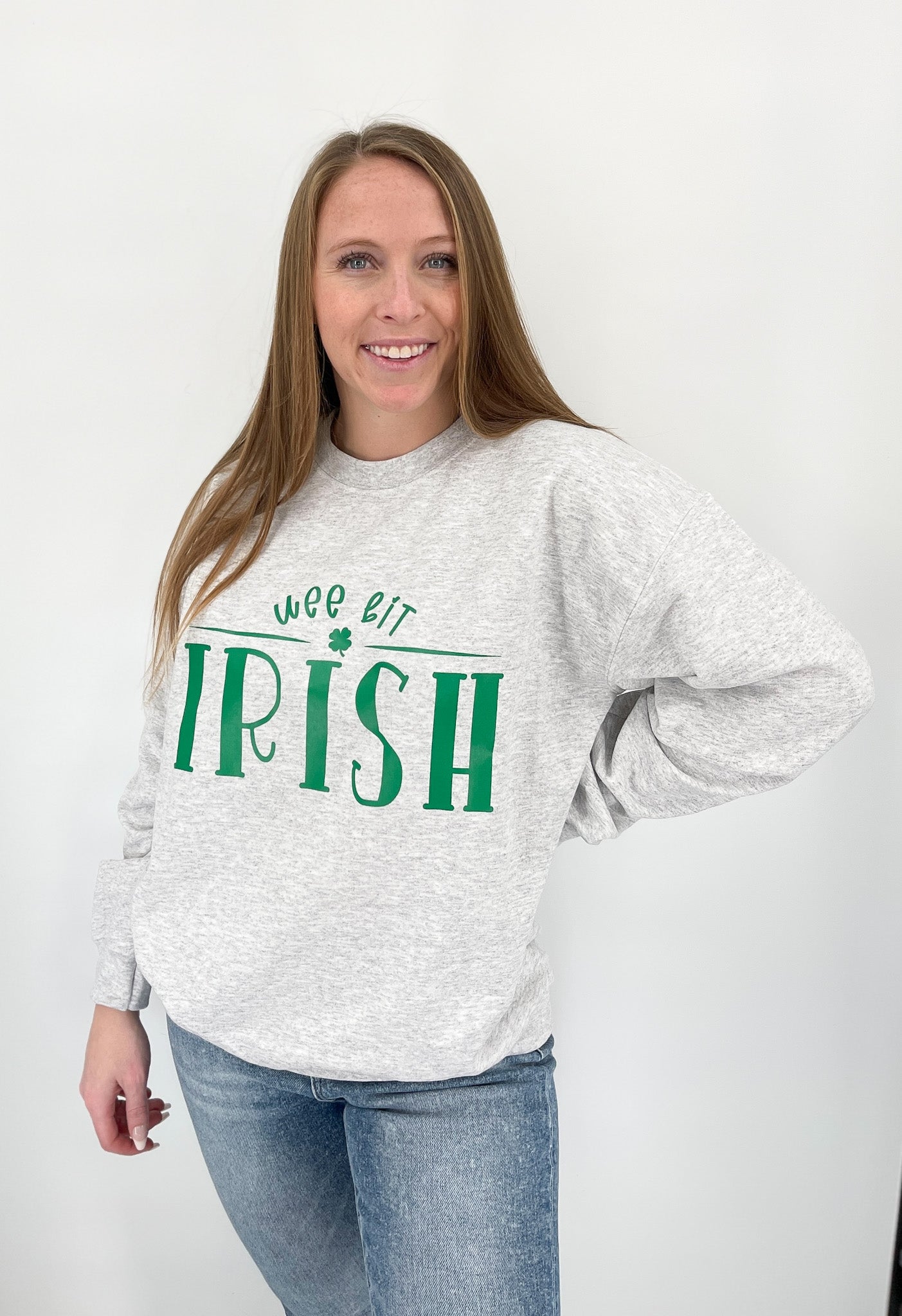 Wee Bit Irish Sweatshirt - Ash Grey